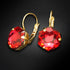 Серьги "Fantāzija (Scarlet)" с кристаллами Swarovski™